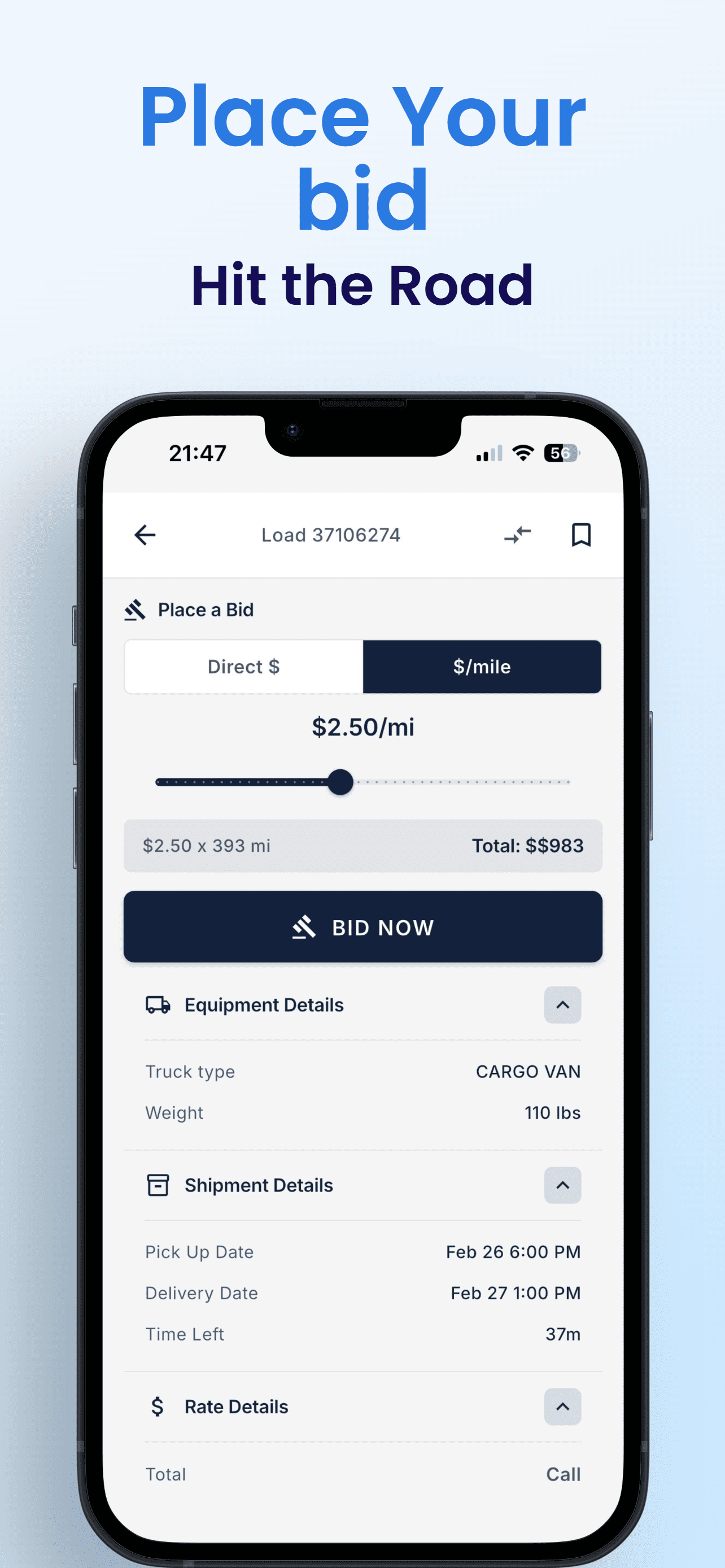 Bidding flow